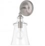Miseno 3 Light Wide Bathroom Vanity Light $27 Single Light 14″ Tall Wall Sconce