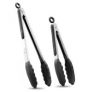 Hotec Premium Stainless Steel Locking Kitchen Tongs Set (9″ and 12″) $7.19 AC