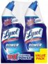 Lysol Power Toilet Bowl Cleaner 48oz (2 pk 24oz) $3.22 at Amazon