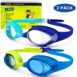 2-Pack OutdoorMaster Kids UV Swim Goggles