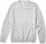 Amazon Essentials Men’s Midweight V-Neck Cotton Sweater (Various Colors)