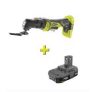 Ryobi 18V ONE+ JobPlus Base w/ Multi-Tool Attachment + 1.5 Ah Li-Ion Battery