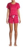 Women’s Pajamas: 2-Piece Secret Treasures Tee & Shorts PJ Set (various)