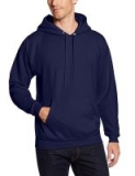 Hanes Men’s Pullover Ecosmart Fleece Hooded Sweatshirt (Navy)