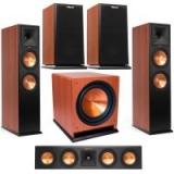 Klipsch Reference Premiere: 2x RP-280FA + 2x RP-150M + RP-440C + 12″ R-112SW Sub