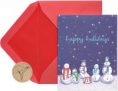 20-Count Papyrus Christmas Cards Boxed (Happy Holidays Snowmen)