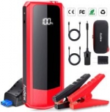 20000mAh Audew 2000A Upgraded Car Jump Starter w/ Dual QC USB Ports