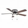 Hugger 52″ LED Ceiling Fan w/ Light Kit (Various Colors)