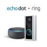 Ring Peephole Cam + Echo Dot 3rd Gen Smart Speaker