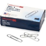 1000-Count Officemate No.1 Smooth Paper Clips
