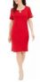 Karen Scott Women’s Dresses: Petite Cotton Split-Neck Dress