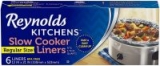 6-Count Reynolds Kitchens Premium Slow Cooker Liners (13″x21″)