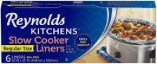 6-Count Reynolds Kitchens Premium Slow Cooker Liners (13″x21″)