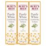 3-Count 4.7oz Burt’s Bees Fluoride Free Purely White Toothpaste