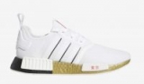 adidas Originals NMD R1 Running Sneakers (White/Black)