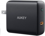 Aukey 60W GaN PD USB-C 3.0 Wall Charger