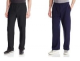 2-Pack Fruit of the Loom Men’s Fleece Sweatpants (Black/Navy M or 3XL)
