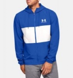 Men’s Under Armour Jackets: UA Sportstyle Wind Jacket (Versa Blue or White)