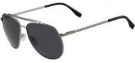 Lacoste Polarized Modern Aviator Sunglasses (Gold or Gunmetal)