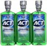 3-Pack 18oz ACT Anticavity Fluoride Mouthwash (Mint)