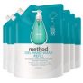 6-Pack 34oz Method Gel Hand Soap Refill (Waterfall or Sweet Water)
