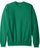 Hanes Men’s Ecosmart Fleece Sweatshirt (Kelly Green Large)