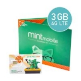12-Month Mint Mobile Unlimited Talk/Text + 3GB 4G LTE Prepaid SIM Card Kit