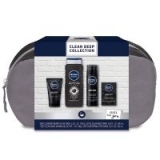 4-Piece Nivea Men Clean Deep Skin Care Gift Set