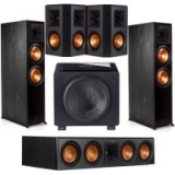 Klipsch: 2x RP-800F Floors + RP-404C Center + 2x R-502S Surround + HT/1205 Sub