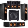 Klipsch: 2x RP-800F Floors + RP-404C Center + 2x R-502S Surround + HT/1205 Sub