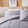 3-Pc Peach Leaf Reversible Cotton Comforter Sets: King $40 Full/Queen