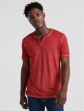 Lucky Brand: Men’s Venice Burnout Notch Tee (Select Colors)