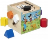 Melissa & Doug Wooden Shape Sorting Cubes