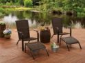 Better Homes & Gardens 5-Piece Wicker Adirondack Chair Chat Set