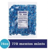 2-Pk 37oz Mentos Individually Wrapped Chewy Mint Candy (Peppermint)