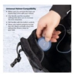 OutdoorMaster Bluetooth 5.0 Helmet Drop-in Headphones for Skiing & Snowboarding