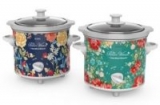 The Pioneer Woman Fiona Floral and Vintage Floral 1.5-Quart Slow Cookers, Set of 2