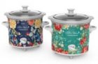 The Pioneer Woman Fiona Floral and Vintage Floral 1.5-Quart Slow Cookers, Set of 2