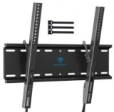 Tilting TV Wall Mount Bracket ($9.44 AC) Low Profile for Most 23-55 Inch LED, LCD, OLED, Plasma Flat Screen TVs with VESA 400x400mm Weight up to 115lbs by PERLESMITH at Amazon