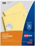 Avery 8-Tab Binder Dividers w/ Clear Big Tabs
