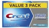 3-Ct 6.4oz Crest Baking Soda & Peroxide Whitening & Tartar Protection Toothpaste