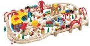 145-Piece Maxim Wooden Train Play Set