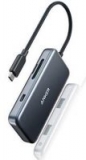 Anker 5-in-1 USB C Hub w/ SD/TF Card Reader, 3x USB 3.0 Ports