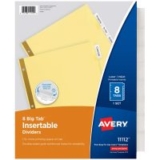 Avery 8-Tab Binder Dividers w/ Clear Big Tabs