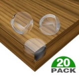 Baby Safety Corner Guards 20-Pack CESHUMD Clear Table Corner Protector for Baby