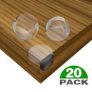 Baby Safety Corner Guards 20-Pack CESHUMD Clear Table Corner Protector for Baby