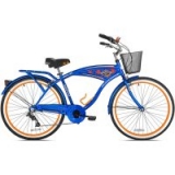 BCA 26″ Men’s, Margaritaville Multi-Speed Cruiser Bike, Blue $99.00