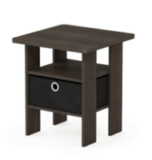Furinno Andrey End Table with Bin Drawer