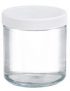 Wheaton W216906 Clear Glass 16oz Straight Sided Jar