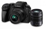 Panasonic Lumix G7 4K Digital Mirrorless Camera w/ 14-42mm & 45-150mm Lenses